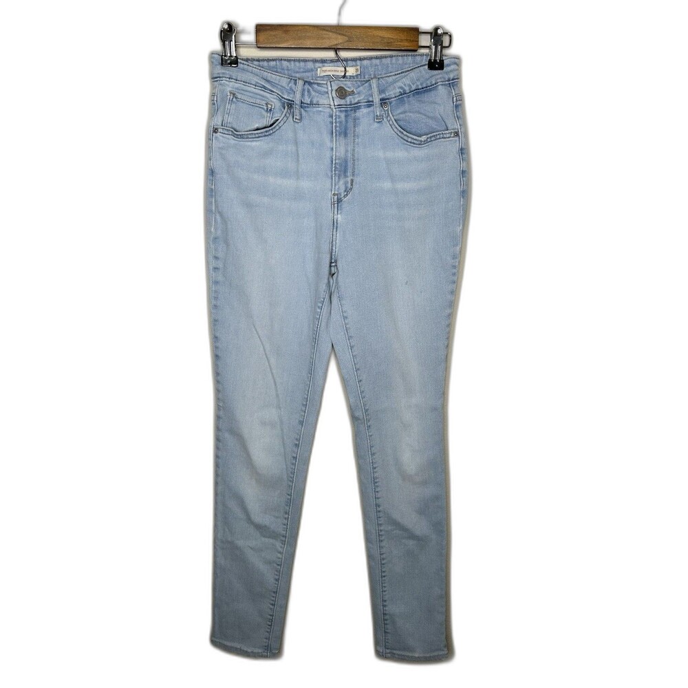 Levis Womens Size 28 Light Wash 721 High Rise Denim Skinny Jeans